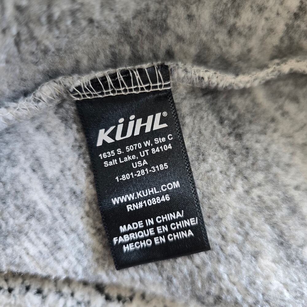 Kuhl Alska Women's 1/4 Zip Fleece Pull-over Heather Gray Size M Athleisure - Picture 6 of 8